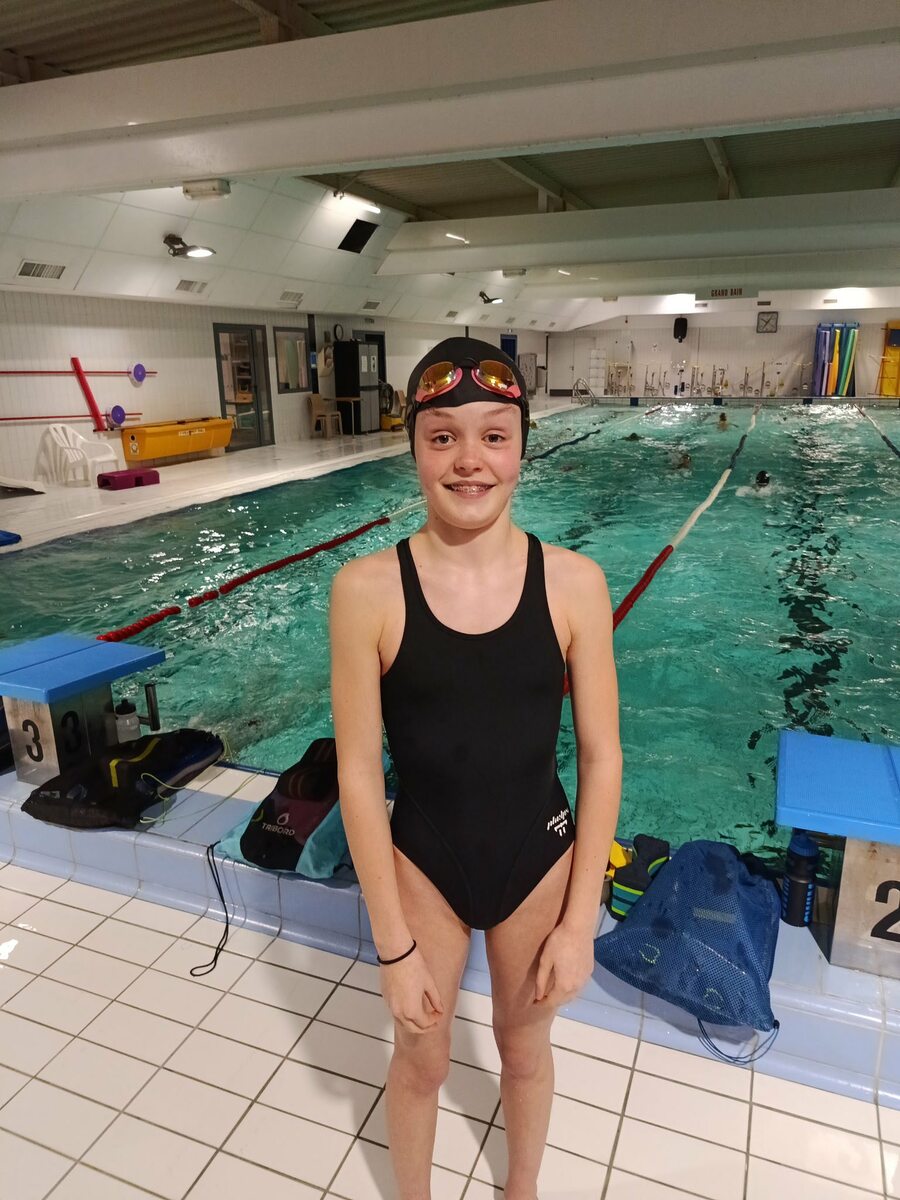 Record Départemental 100M Dos en bassin de 50M U12 F