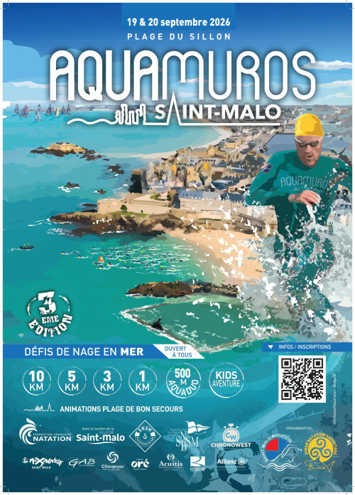 🌊 AQUAMUROS – SAINT-MALO 2026 🏊‍♂️