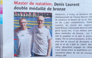 Médailles et bons résultats aux Championnats de France Masters
